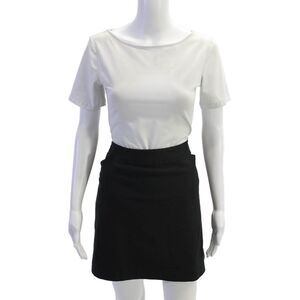 Nike Golf  Womens Solid Mini Activewear Skort Black Size 14
